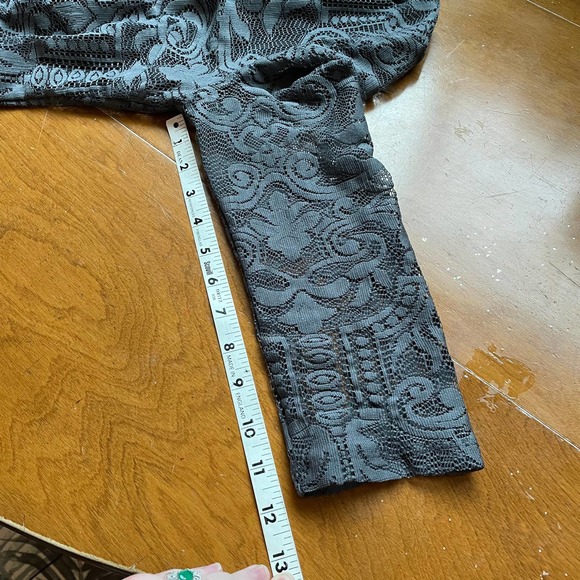 Dress S H&M Lace 3/4 Sleeve Dress Formal Workwear Lined Beautiful Delicate - Picture 7 of 10